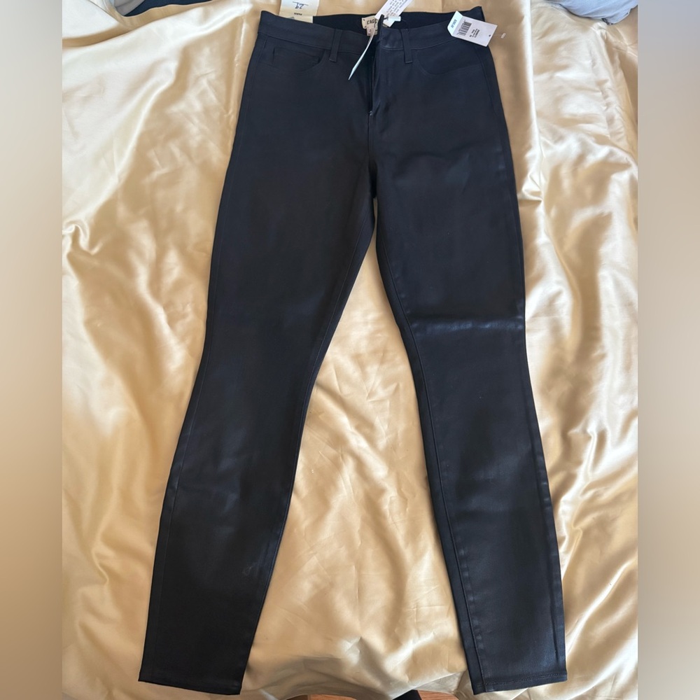 L'AGENCE Black Coated Skinny Jeans Size 29 Brand new